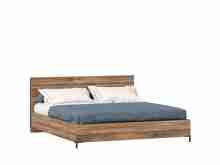Норд Кровать 1800 (с кроватным основанием) (Дуб Кастелло Бренди)