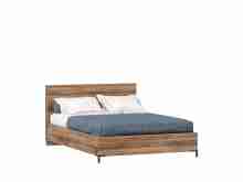 Норд Кровать 1400 (с кроватным основанием) (Дуб Кастелло Бренди)