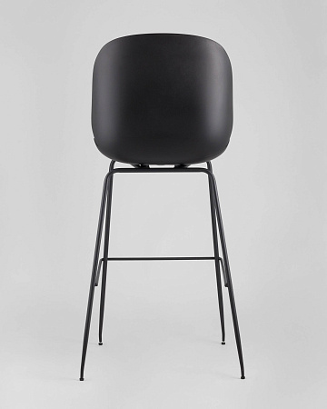Стул барный Beetle PU со спинкой бежевый - Барные стулья - МебельМедведь