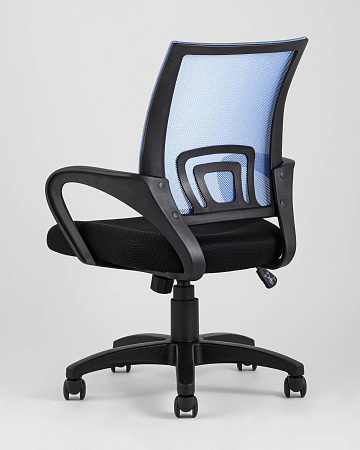 Кресло офисное TopChairs Simple голубое - Офисные кресла - МебельМедведь
