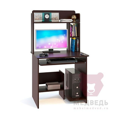 Компьютерный стол с надстройкой КСТ-01.1 + КН-01 - Компьютерные столы - МебельМедведь
