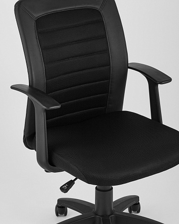 Кресло офисное TopChairs Blocks черное - Офисные кресла - МебельМедведь
