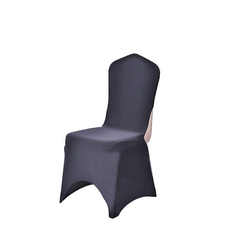 Чехол на стул 15 серо-черный/белый - Чехлы на стулья - МебельМедведь