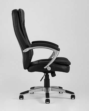 Кресло руководителя TopChairs Control черное - Кресла руководителя - МебельМедведь