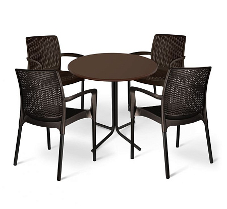 Стол со стульями SHT-DS22 - Обеденные группы - МебельМедведь