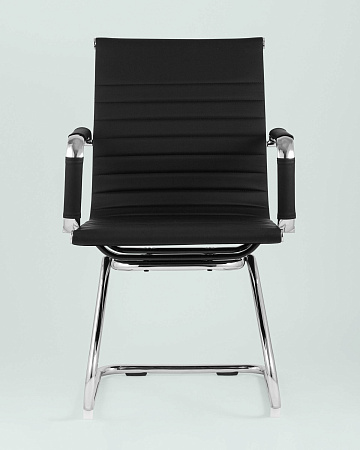 Кресло для посетителей TopChairs Visit черное - Офисные кресла - МебельМедведь