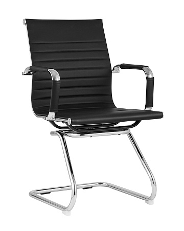 Кресло для посетителей TopChairs Visit черное - Офисные кресла - МебельМедведь