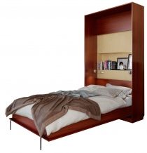 Подъемная кровать вертикальная с зеркалом 1600х2000 Волхова С-512/1М