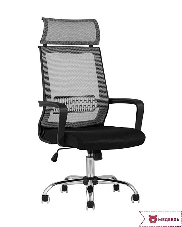 Кресло офисное TopChairs Style серое - Офисные кресла - МебельМедведь