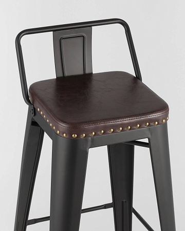 Стул барный TOLIX SOFT черный матовый - Барные стулья - МебельМедведь