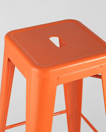 Стул барный TOLIX оранжевый глянцевый - Барные стулья - МебельМедведь