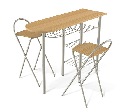 Стол со стульями SHT-DS19 - Обеденные группы - МебельМедведь