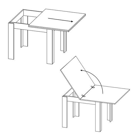 Стол обеденный раскладной СО-2 - Столы - МебельМедведь