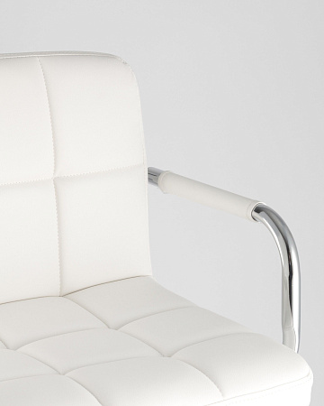 Стул барный Малави белый - Барные стулья - МебельМедведь