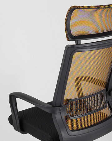 Кресло офисное TopChairs Style оранжевое - Офисные кресла - МебельМедведь