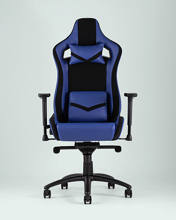 Кресло спортивное TopChairs Racer Premium синее - Игровые кресла - МебельМедведь