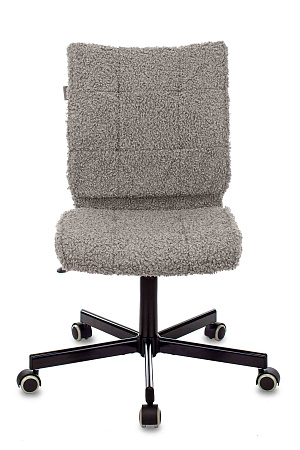 Кресло Бюрократ CH-330M серый экомех крестовина металл черный - Офисные кресла - МебельМедведь