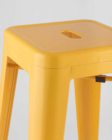 Стул барный TOLIX желтый глянцевый - Барные стулья - МебельМедведь