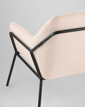 Кресло Шелфорд светло-розовое - Каркасные кресла - МебельМедведь