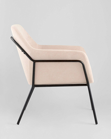 Кресло Шелфорд светло-розовое - Каркасные кресла - МебельМедведь