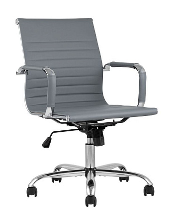 Кресло офисное TopChairs City S серое - Офисные кресла - МебельМедведь