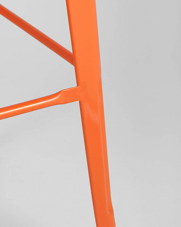 Стул барный TOLIX оранжевый глянцевый - Барные стулья - МебельМедведь