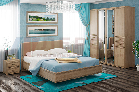 Спальня МСК-1004 - Готовые комплекты - МебельМедведь