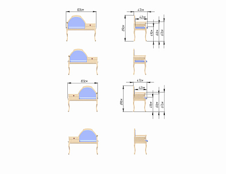 Диван Каприо 2 - Каркасные кресла - МебельМедведь