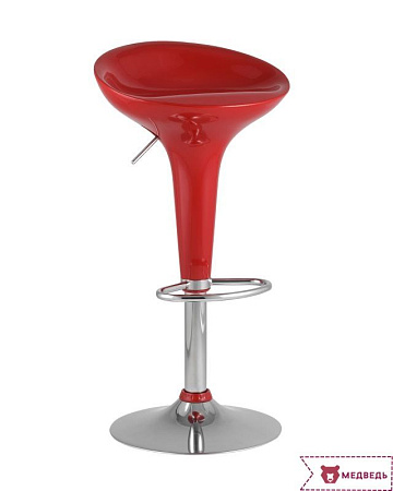 Стул барный Bomba (Бомба) красный - Барные стулья - МебельМедведь