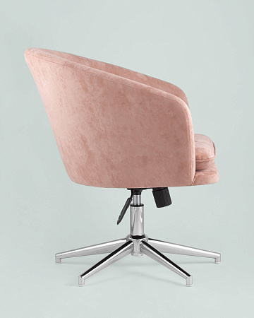 Кресло Харис пыльно-розовое - Каркасные кресла - МебельМедведь