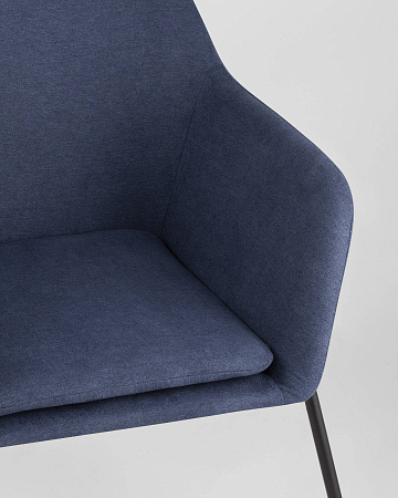 Кресло Шелфорд синее - Каркасные кресла - МебельМедведь