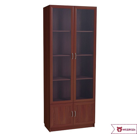 Шкаф для книг Валдай С-206М - Гостиная Валдай - МебельМедведь