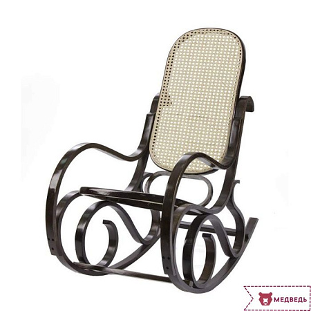 Кресло-качалка Формоза, ротанг (цвет основания ОРЕХ) - Кресла-качалки - МебельМедведь
