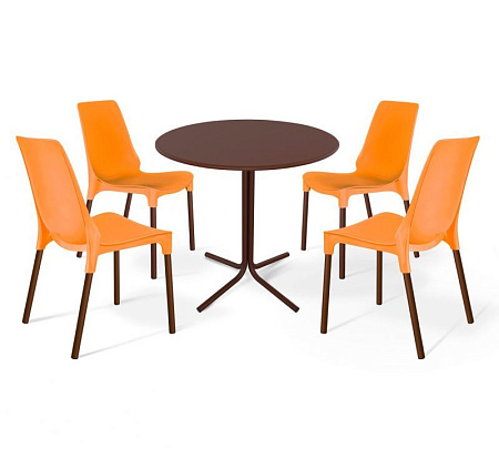 Стол со стульями SHT-DS25 - Обеденные группы - МебельМедведь