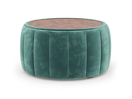 Хьюго Пуф большой Зеленый, ткань PHUKET 1031 - Пуфы - МебельМедведь