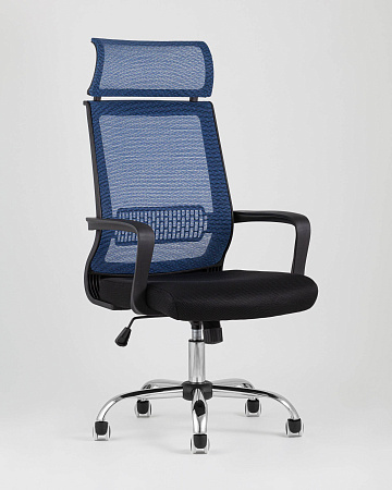 Кресло офисное TopChairs Style голубое - Офисные кресла - МебельМедведь