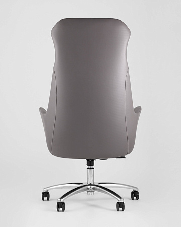 Кресло руководителя TopChairs Viking серое - Кресла руководителя - МебельМедведь