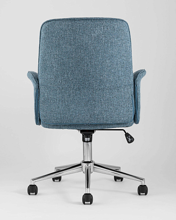 Стул офисный Simona голубой - Офисные кресла - МебельМедведь