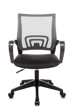 Кресло офисное TopChairs ST-Basic сетка/ткань темно-серый - Офисные кресла - МебельМедведь
