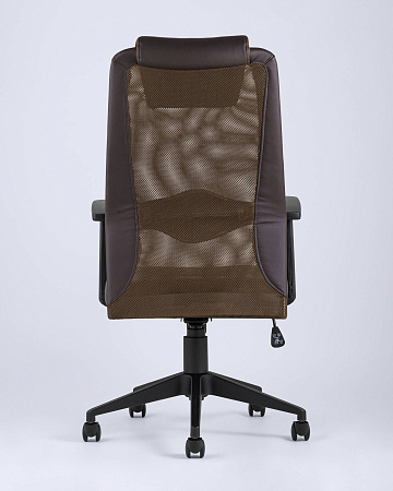 Кресло офисное TopChairs Studio коричневое - Офисные кресла - МебельМедведь