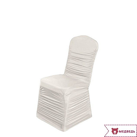 Чехол на стул 02 белый - Чехлы на стулья - МебельМедведь