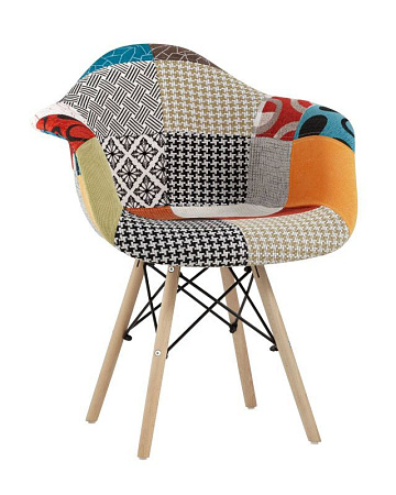 Кресло Eames DSW пэчворк - Каркасные кресла - МебельМедведь