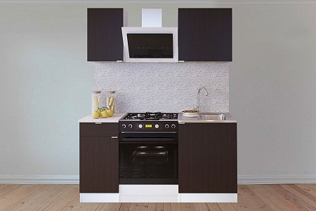 Прямой кухонный гарнитур Сокол-1 160 см - Кухонные гарнитуры - МебельМедведь