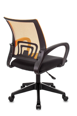 Кресло офисное TopChairs ST-Basic сетка/ткань оранжевый - Офисные кресла - МебельМедведь