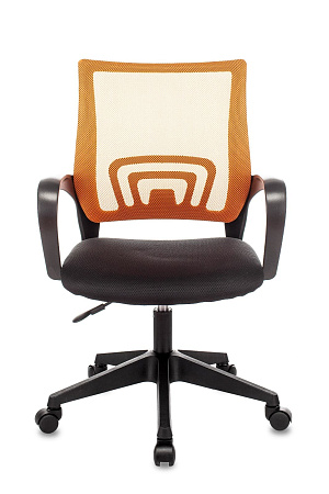Кресло офисное TopChairs ST-Basic сетка/ткань оранжевый - Офисные кресла - МебельМедведь