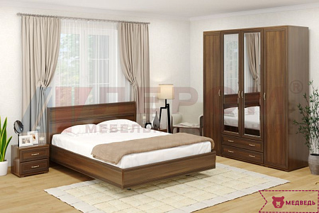 Спальня МСК-1019 - Готовые комплекты - МебельМедведь