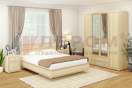 Спальня МСК-1023 - Готовые комплекты - МебельМедведь